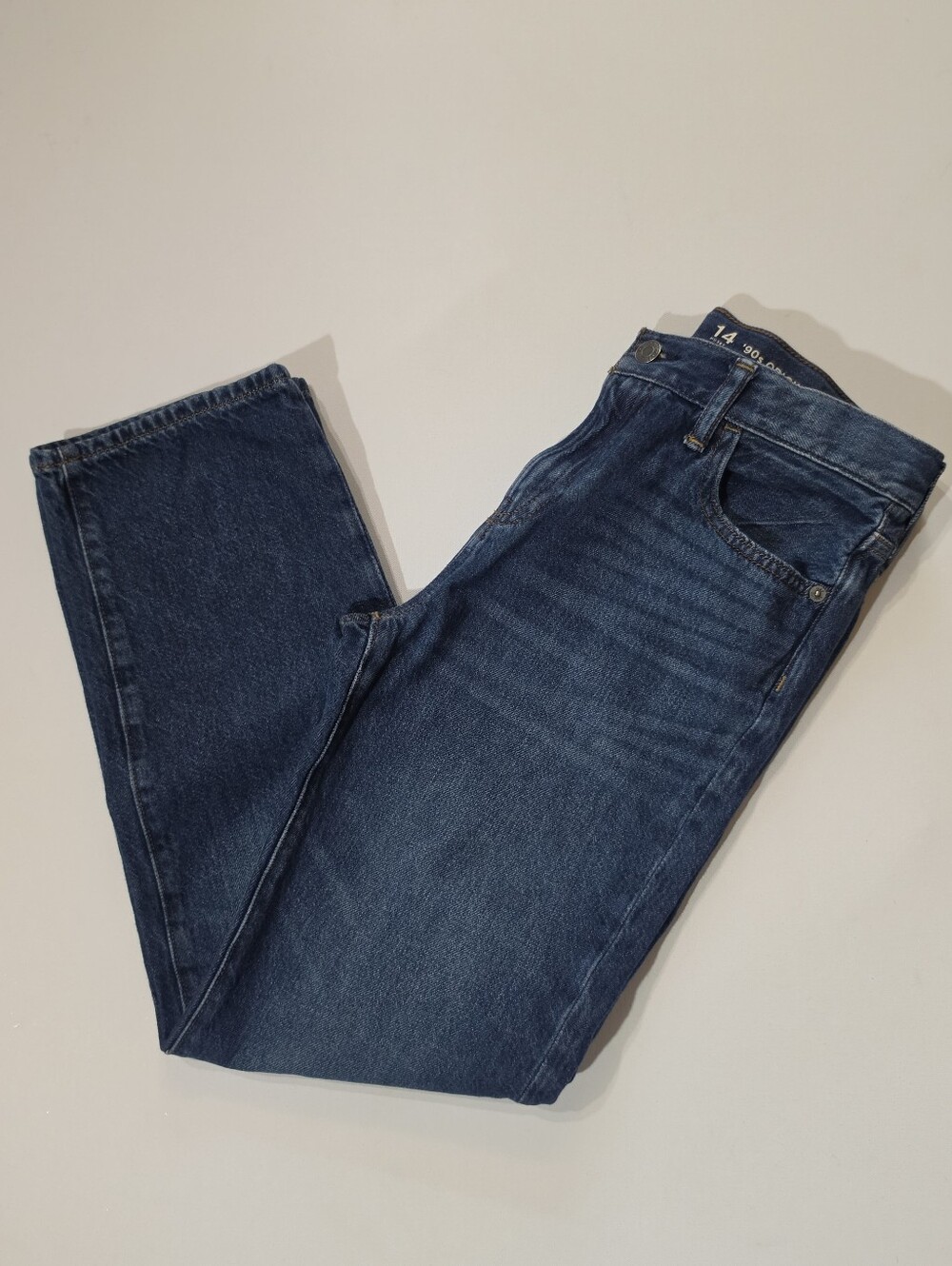 Gap Kids‎ Jeans Boys 14 Husky Blue Original 90s Straight Leg Casual Denim